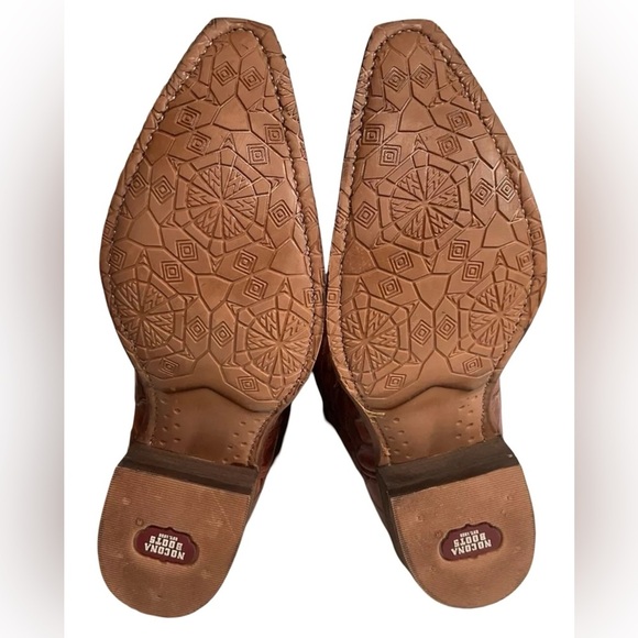 Nocona Bessie Full Pirarucu Print Cowboy boots size 9 - Picture 6 of 8